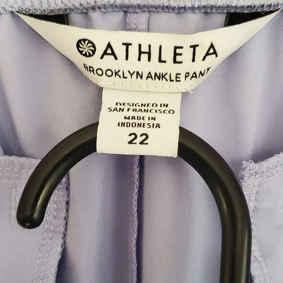 Athleta Lavender Brooklyn Mid Rise Ankle Pant Size 22 - Picture 7 of 8